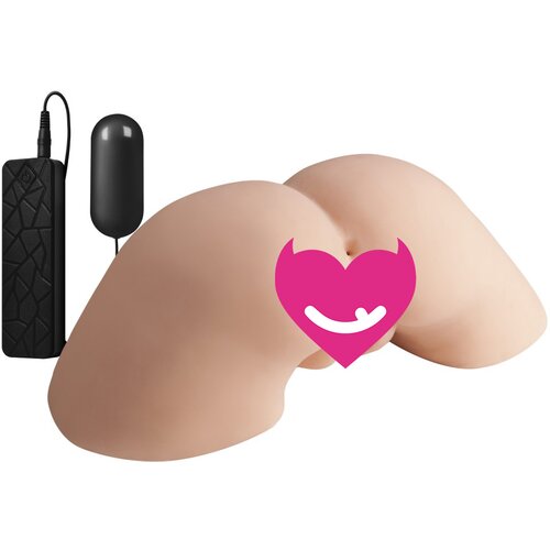 Nmc XXX To-Go Emery Pussy & Ass Vibrating Masturbator with Controller Cene