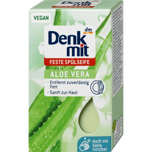 Denkmit ALOE VERA - čvrsti detergent za pranje sudova 100 g Cene