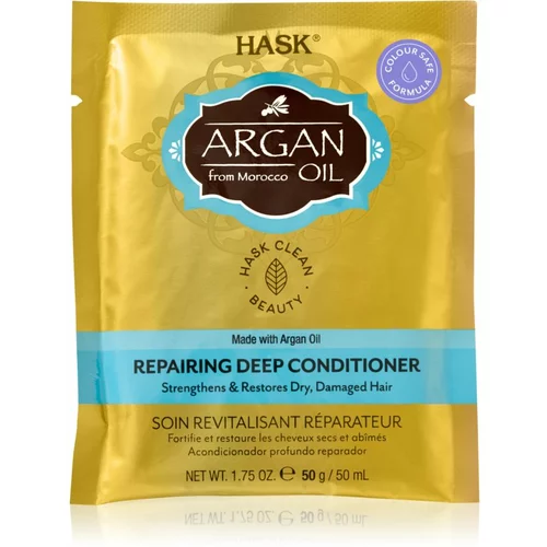 Hask Argan Oil globinsko regeneracijski balzam za suhe in poškodovane lase 50 ml