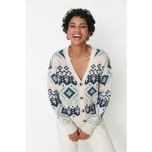 Trendyol Cardigan - Beige - Regular fit Cene