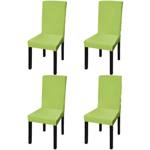  Rastezljive navlake za stolice 4 kom Zelena boja