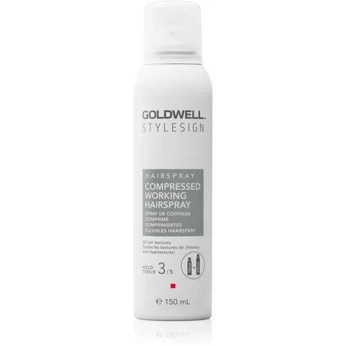 Goldwell StyleSign Compressed Working Hairspray lak za lase za sijaj 150 ml