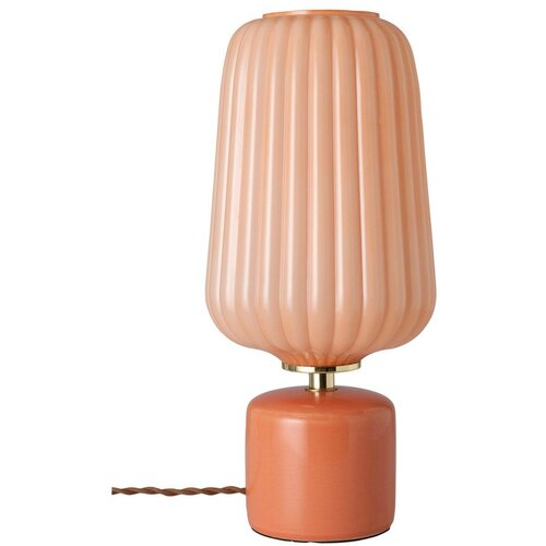 Ellos Home Staklena stolna lampa u boji lososa (visina 40 cm) Daria &ndash; Cijene