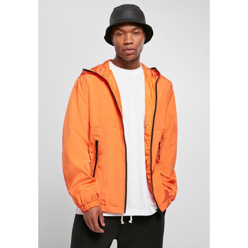 Urban Classics Full Zip Nylon Crepe Jacket Tangerine Slike