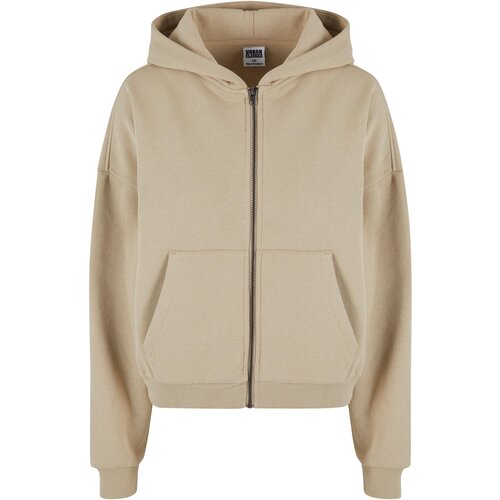 UC Ladies Women&amp;#039;s Boxy Zip Hoody - Beige Slike