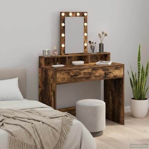  Toaletni stol Smeđa 100 x 41 x 140 cm Konstruirano drvo Cene