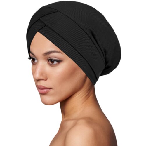 INF Mehak turban za ženske - nastavljiv kroj Black, (5000098493) Cene