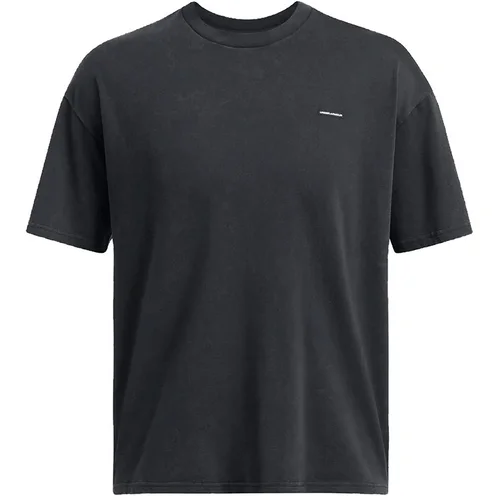 Under Armour M Icon Heavyweight Oversized Logo Wash Short Sleeve