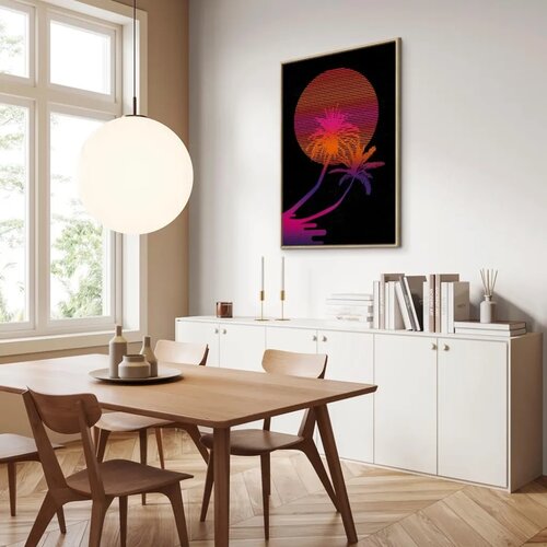  Slika - Palm at Sunrise (1 Part) Vertical 40x60 Slike