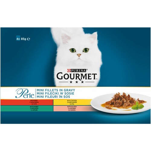 Purina Gourmet cat perle miks ukusa 4x85g hrana za mačke Slike