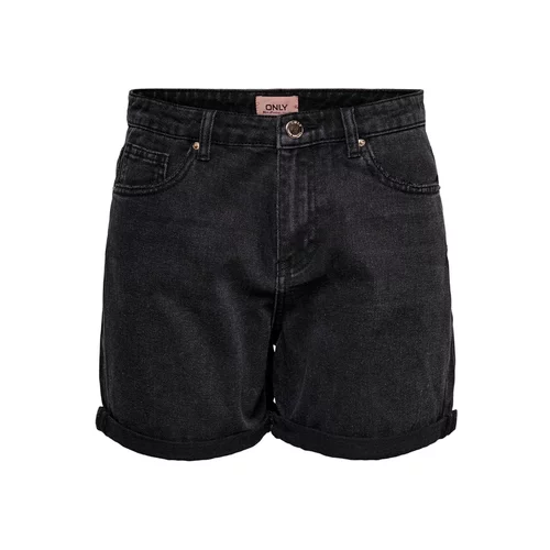 Only Jeans kratke hlače Phine 15196226 Črna Regular Fit