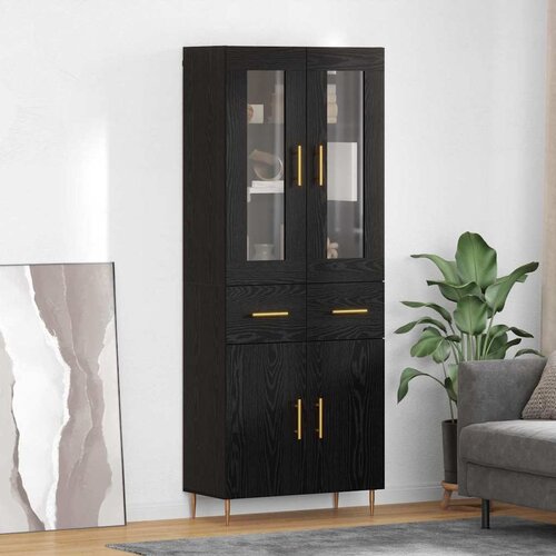  Highboard 2 kom. Crni hrast 69,5 x 34 x 180 cm Cijene