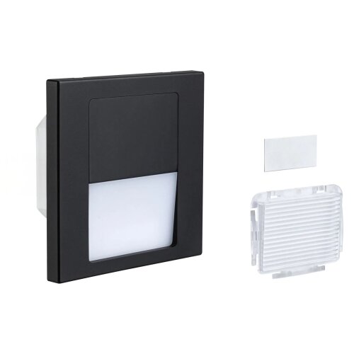 PAULMANN 80001 - LED/1W svetlo za stepeni&amp;scaron;te TSARO 230V Follow/crna Slike