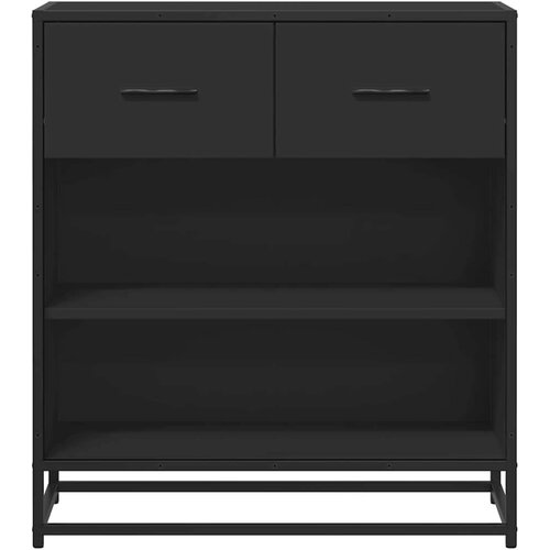 VidaXL komoda crna 68x35x76 cm konstruirano drvo Slike
