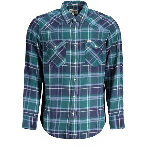 Wrangler LONG SLEEVE SHIRT MEN GREEN Cene