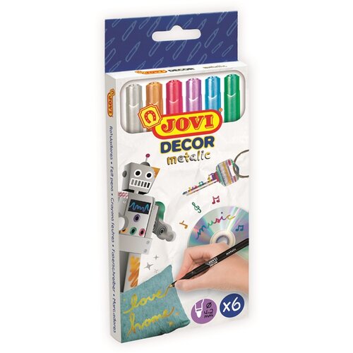  Set metalik markera JOVI 6 kom (metalik markeri JOVI) KORIŠTENO Cijene