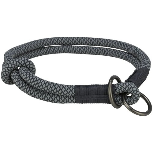Trixie Soft Rope poludavilica za pse od pletenog užeta Crna Slike