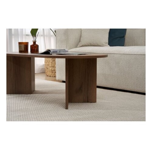 Hanah home Klub sto Sable, 119x40x60 cm, Boje oraha Slike