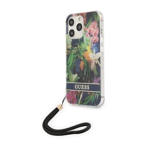 Guess Ovitek GUHCP13LHFLSB, Iphone 13 Pro, moder, (20689610) Cene