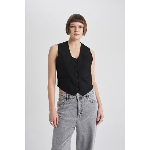 Defacto v Neck Blazer Vest Cene