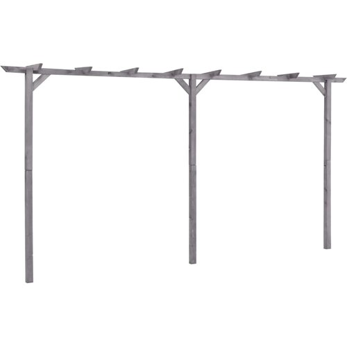  Vrtna pergola siva 400 x 40 x 205 cm od impregnirane borovine Cene