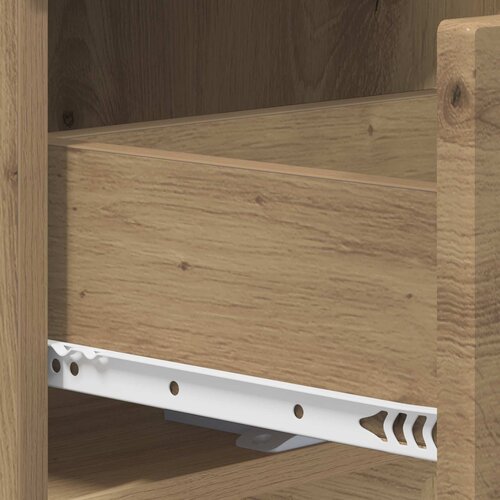  TV stalak 60 x 34.5 x 40 cm Hrast artisan Konstruirano drvo Slike