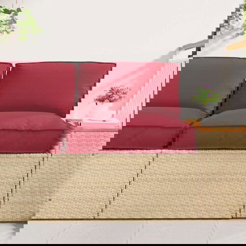  Blazina za Sedež Bordo 60x60x12 cm Oxford Tkanina Cene