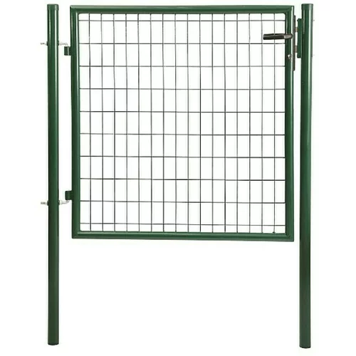  Vrata za ogradu (100 x 150 cm, Zelene boje, Metal)