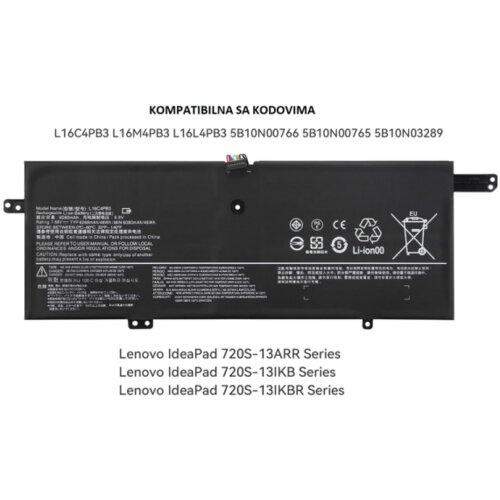  baterija za laptop lenovo ideapad 720S-13IKB series Cene
