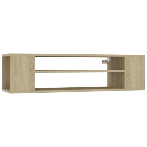 Maison Chic Viseča TV omarica - TV enota - Televizijska omarica sonoma hrast 100x30x26,5 cm iverna plošča, (21700415) Cene