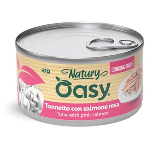 Oasy Cat Natury Adult fileji v juhi, konzerva - tuna in losos - 85 g 85 g Cene