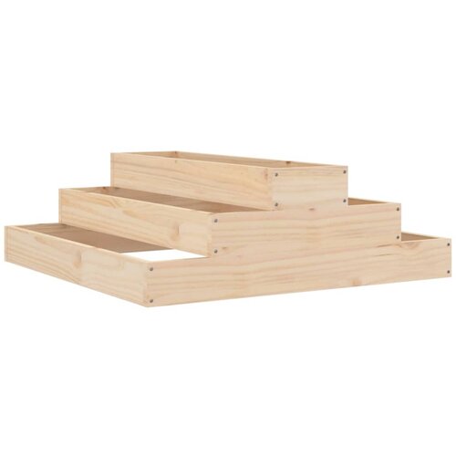 Maison Chic Visoka greda - Greda - Cvetlični Lonec 80x80x27 cm trdna borovina, (21789405) Slike