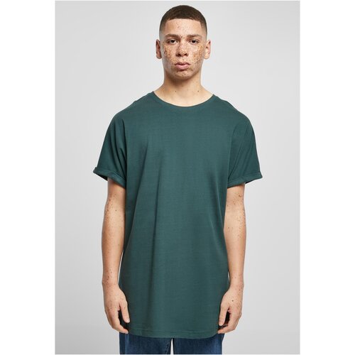 UC Men Men&amp;#039;s Long Shaped Turnup T-Shirt - Green Slike
