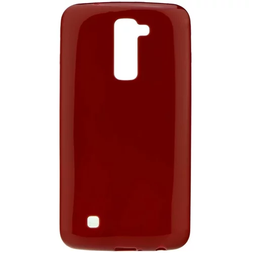  Gumijasti / gel etui Jelly Bright za LG K10 - rdeči