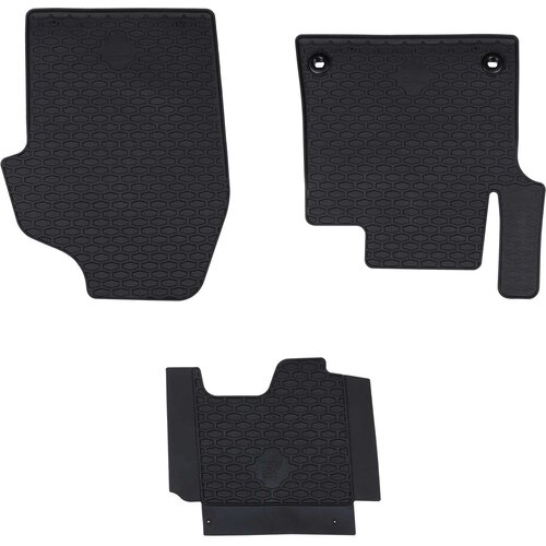 vidaXL Auto tepih 3 pcs Crna prikladno za JUMPY, EXPERT, PROACE 2016- Cijene