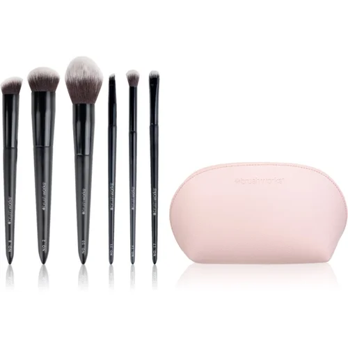 Brushworks Essentials Makeup Brush Set Complexion Set kistova s torbicom