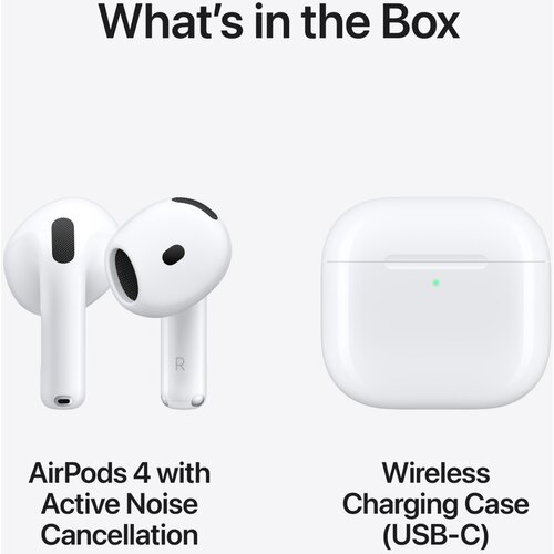 Apple AirPods 4 (USB-C) with Active Noise Cancellation Cene