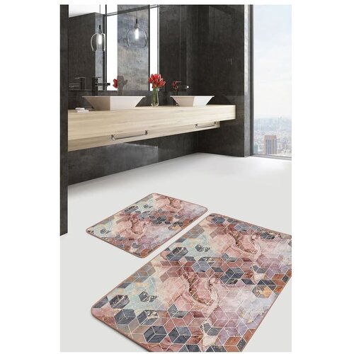 Mila Home Žametne kopalni&amp;scaron;ke preproge v kompletu 2 ks 60x100 cm &amp;ndash; Slike