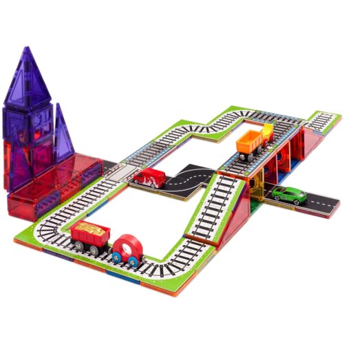 Learn &amp;amp; Grow Toys Dodatak za magnetne pločice - Tračnice, 36 kom Slike