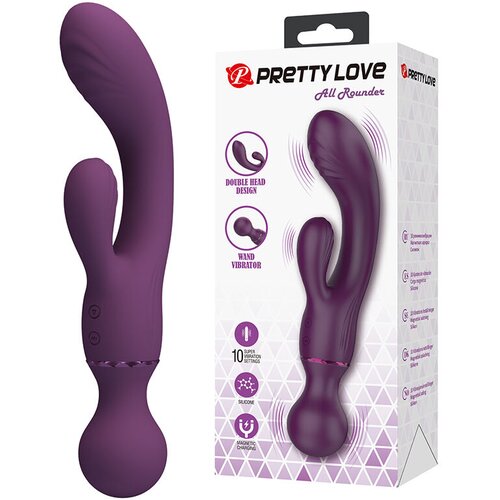  Multifunkcionalni vibrator All Rounder 055022, 20cm, Ljubičasti Slike
