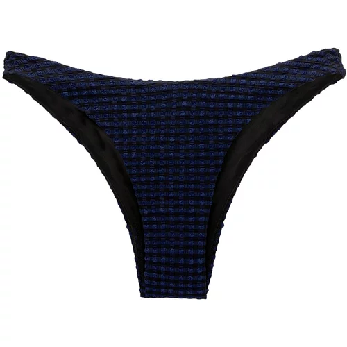 Pull&Bear Bikini hlačke modra / črna