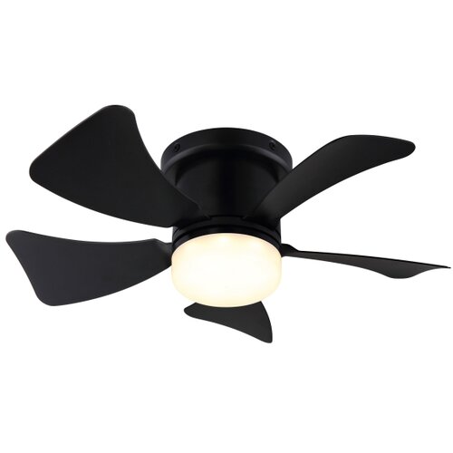  ZEVENTI - LED prigu&amp;scaron;iva plafonski ventilator MUNDAKA LED/10W/230V crna + daljinski upravljač Slike