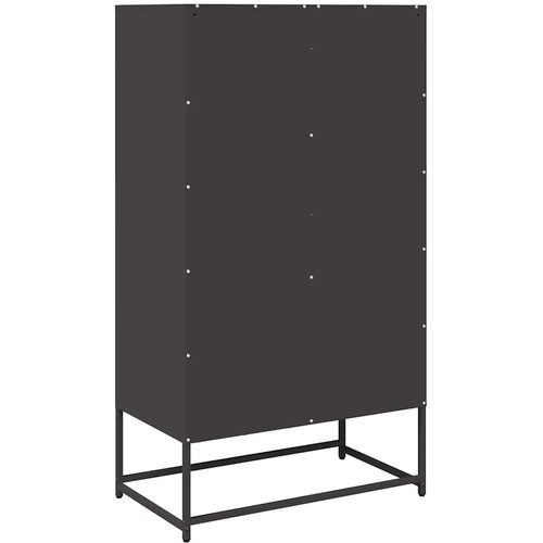  Visoka ploča crna 68x39x123 cm čelik Slike