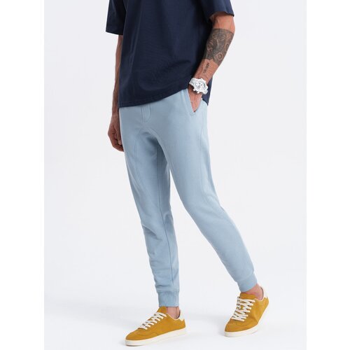 Ombre Men's jogger sweatpants - blue Cene