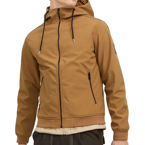 Jack & Jones Mu&scaron;ka jakna JJEBASIC Softshell Hood, Oker Cene