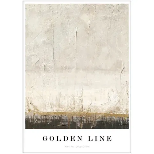 Malerifabrikken Plakat s okvirom 52x72 cm Golden Line –