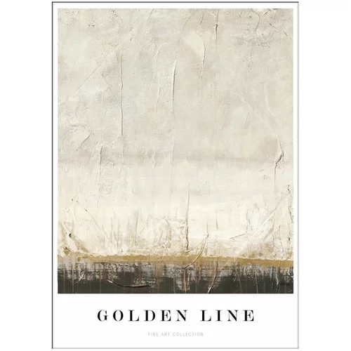 Malerifabrikken Plakat z okvirjem 52x72 cm Golden Line –