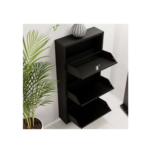 Hanah home Stalak za cipele, 50x103x15 cm, Crni Slike