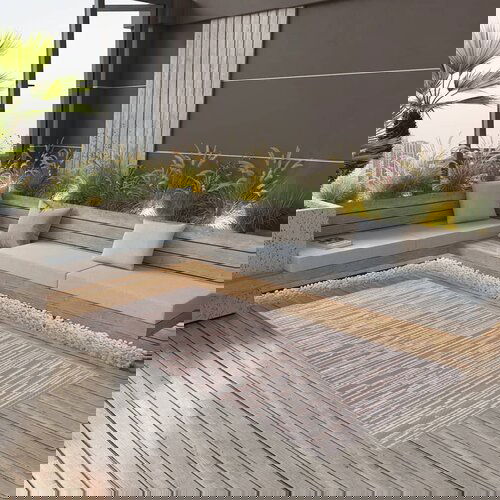 vidaXL Vanjski tepih smeđi 190 x 290 cm PP Cijene