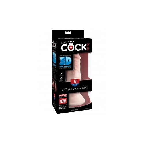 King Cock Dildo Plus 3D 6, 15cm Cene